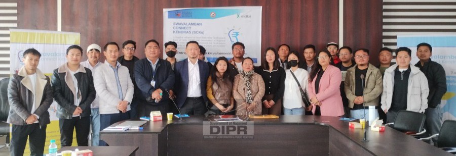 Officials and participants during the three-day Entrepreneurship Development Program held at the DC’s office, Kohima. (DIPR Photo)